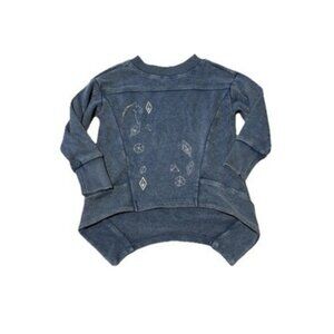 Disney Frozen Distressed Blue Sweater Size 3